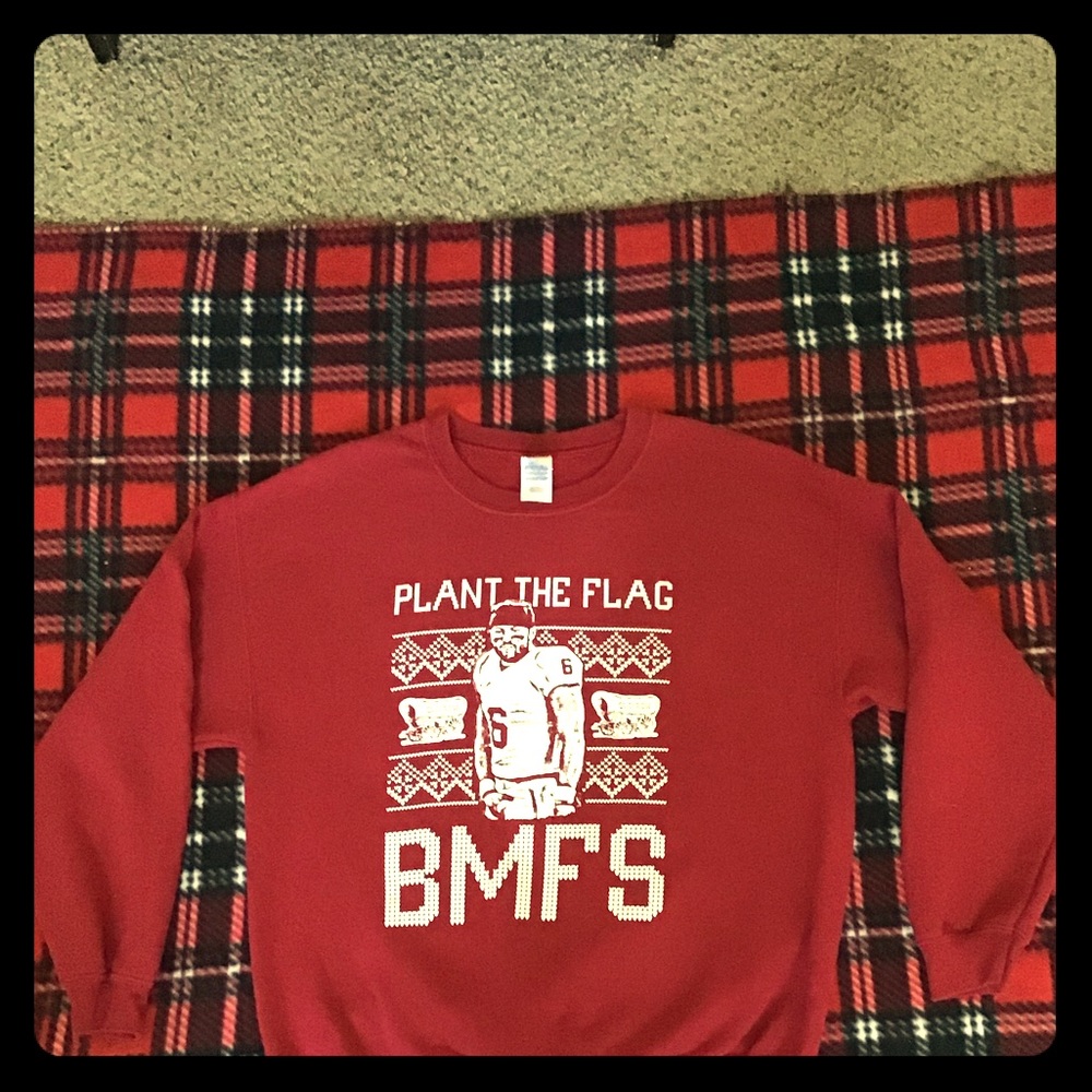 COPY - OU Baker Mayfield Plant The Flag Sweatshirt